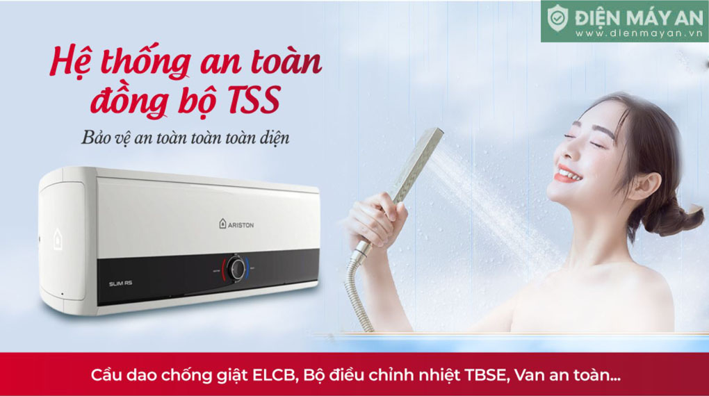 Bình nóng lạnh Ariston 20 lít SLIM3 20RS AG+ VN